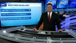 Video: Rain, snow could make for tricky road conditions