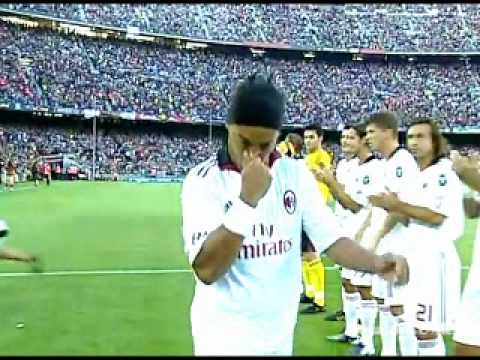 FC Barcelona Vs AC Milan - Ronaldinho Return of the King - 25/08/10