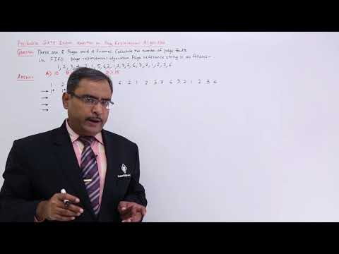 FIFO Page Replacement Algorithm GATE Example