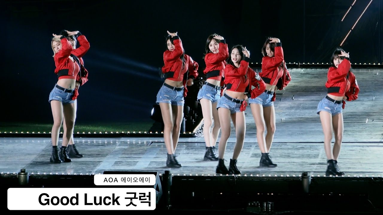 AOA 에이오에이[4K 직캠]Good Luck 굿럭@20161023 Rock Music