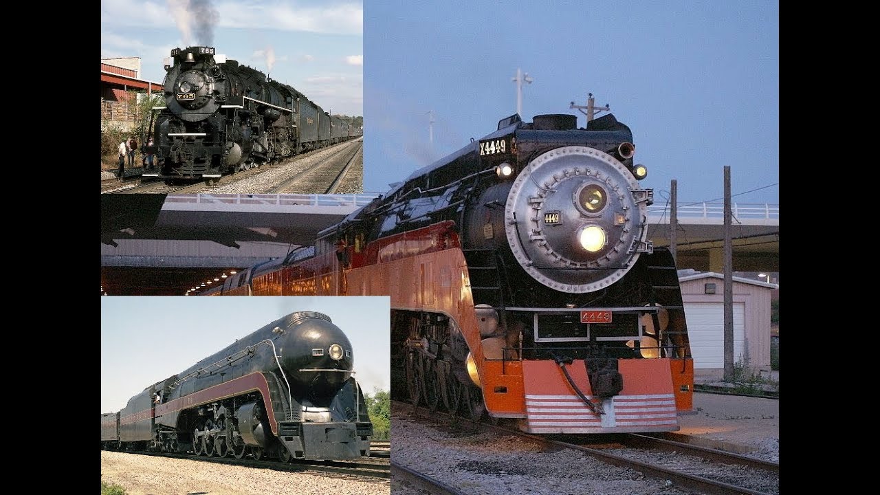 NKP 765 VS SP 4449 VS N&W 611 - YouTube