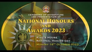 Ceremony of Investiture and Presentation of National Honours and Awards 2023
