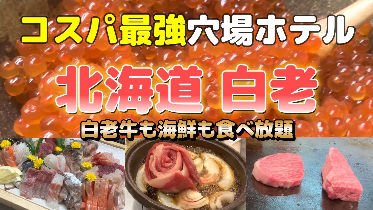 【コスパ最強】北海道白老にあるビュッフェがやばいホテルをご紹介！