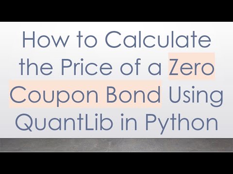 How to Calculate the Price of a Zero Coupon Bond Using QuantLib in Python