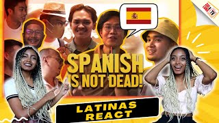 Latinas Twins react | Modern Filipinos speaking SPANISH as if it was the 1800s - Sol&LunaTV 🇩🇴