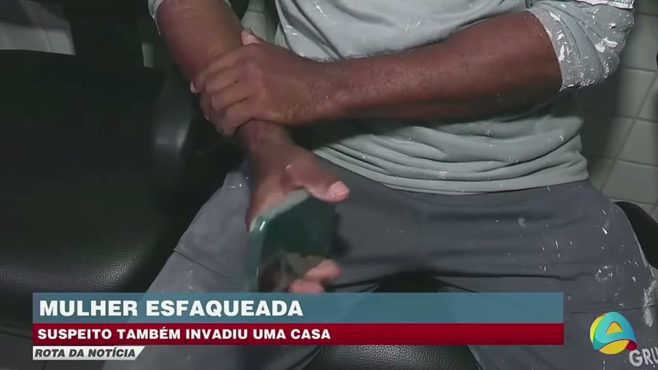 Rota da notícia - Crime em residência: mulher é atacada por suspeito de invasão