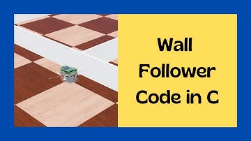 Wall follower webots C // Webots Tutorial project wall following e-puck in C // Kajal Gada