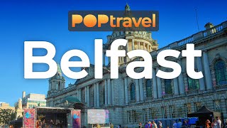 Walking in BELFAST / Northern Ireland (UK)  4K 60fps (UHD)