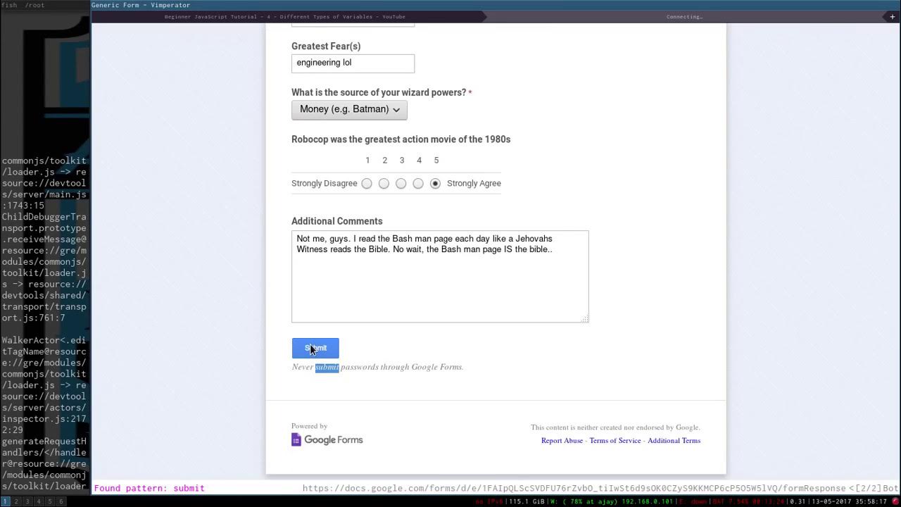 Automating form filling process using python - YouTube