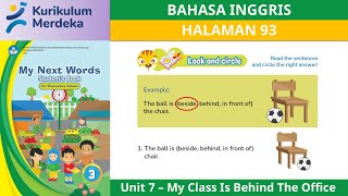 KURIKULUM MERDEKA KELAS 3 B INGGRIS | UNIT 7 | HALAMAN 93