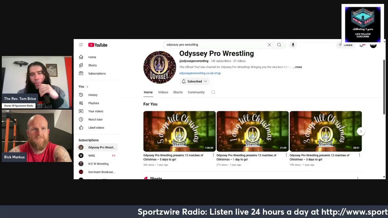 Sportzwire Radio With The Cumbrian Outlaw Rick Markus