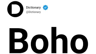 Boho Meaning In English