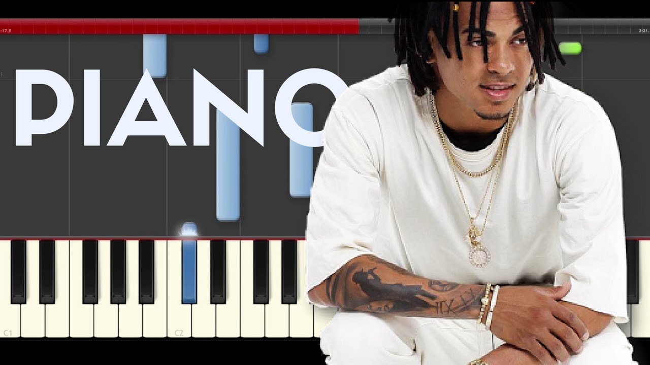 Ozuna Bebe Anuel AA Piano Midi tutorial Sheet app Cover Karaoke