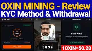 OXIN Chain, Pi और Sidra की तरह एक नया माइनिंग ऐप | OXIN Chain ऐप में KYC सत्यापन और निकासी की प्र... screenshot 2
