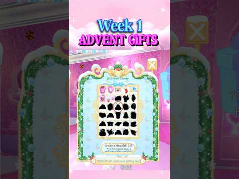 FULL Week One ADVENT GIFTS In Royale High Campus 3 #royalehigh