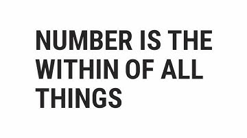 Number Is The Within Of All Things | Pythagoras | Top Quotes Online