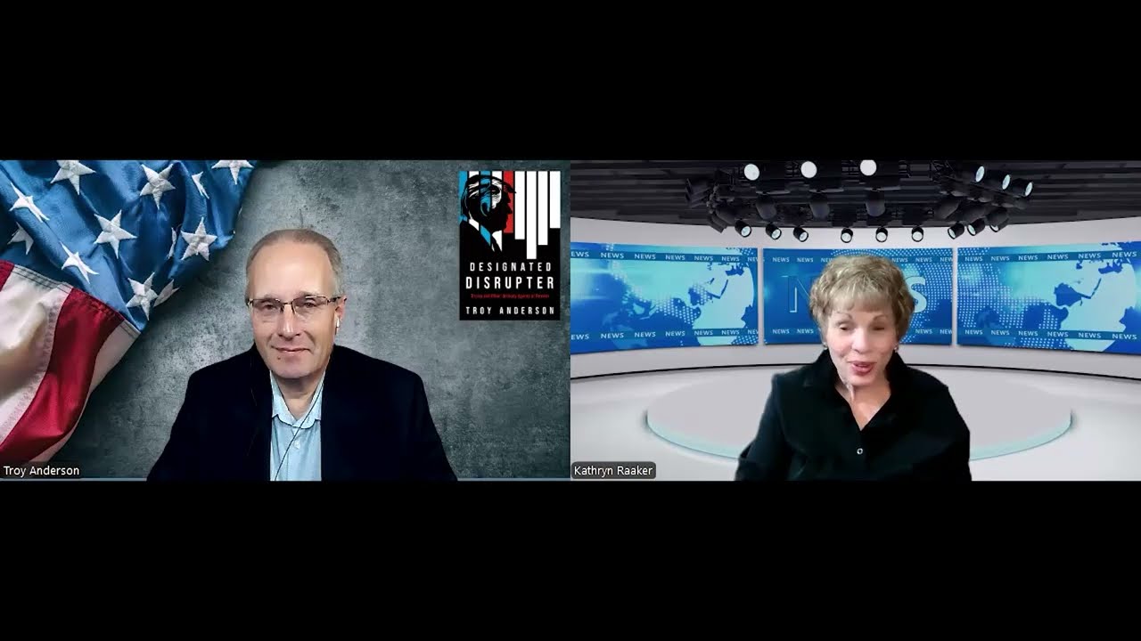 Kathryn Raaker's World with Kathryn interviewing Troy Anderson Author of Designated Disruptor