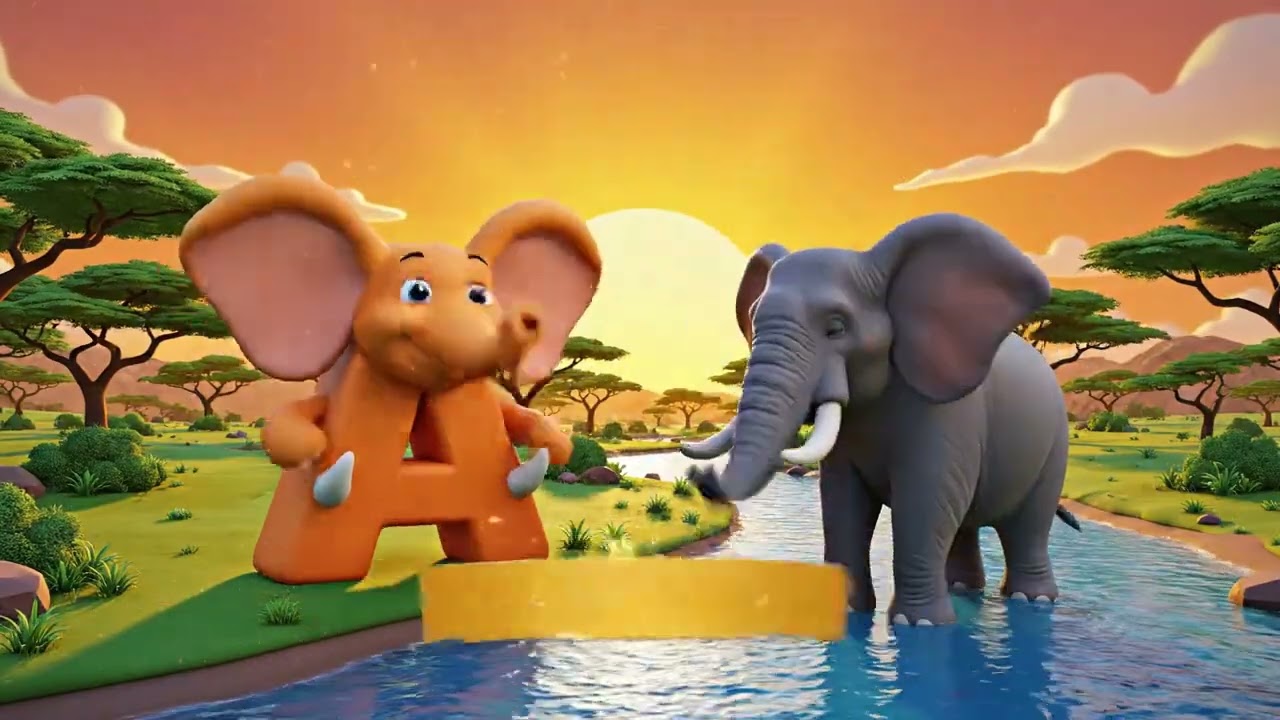 Alphabet ABC Animal Sounds 🐸 | Learn with Chubby Animal Friends