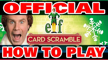 Official How to Play Elf Card Scramble Game Yay!