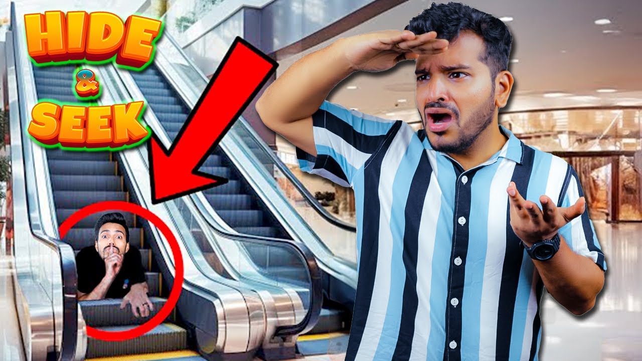 EXTREME HIDE & SEEK IN MALL **went wrong**!!! | Hungry Birds - YouTube