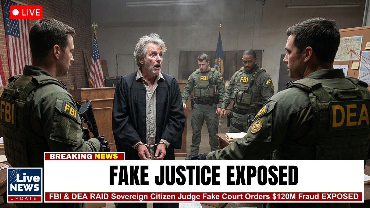 FBI & DEA RAID Sovereign Citizen Judge — SHOCKING: Fake Court Orders $120M Fraud EXPOSED