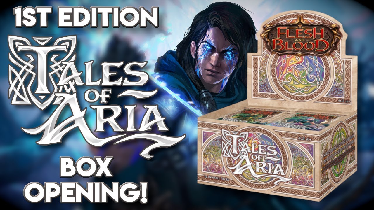 Flesh and Blood TALES OF ARIA 1st Edition Booster Box Opening! | I'M READY  TO BE HURT AGAIN