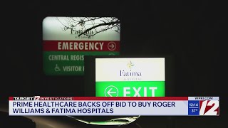 Prime Healthcare backs off bid to buy Roger Williams, Fatima Hospitals