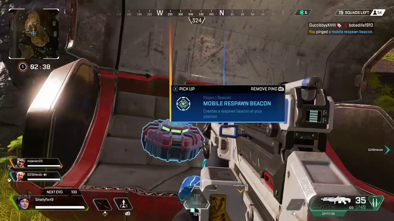 rare mobile respawn beacon ping???