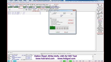 SeDiv Option Read ,Write,Verfy, LBA Segment for WD Test