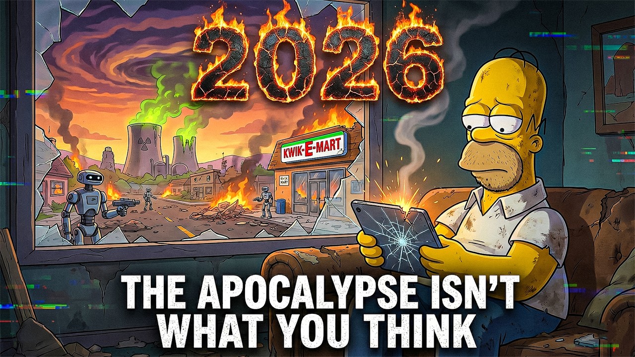 Прогноз создателей «Симпсонов» на 2026 год: Апокалипсис — это не то, что вы думаете 🤯