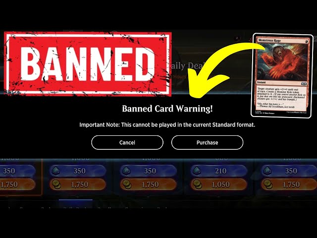 Did MTG Arena Accidently REVEAL An Upcoming Standard Ban?