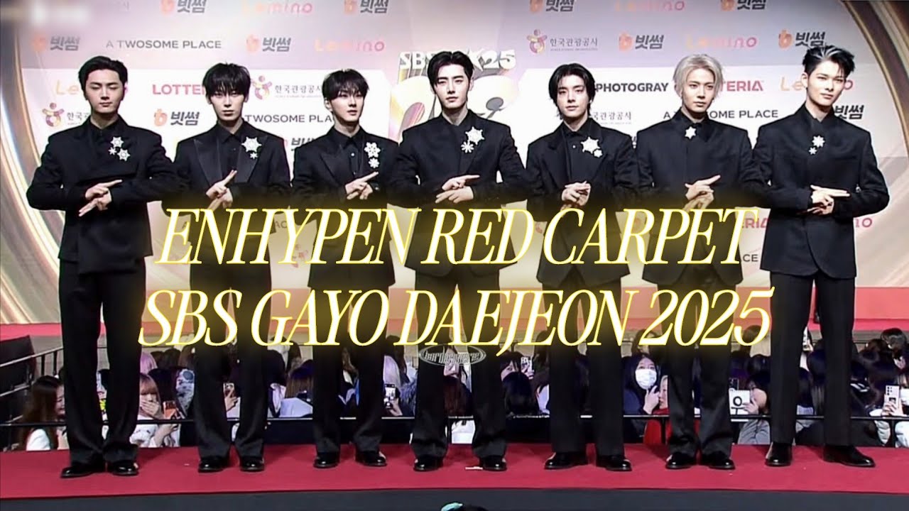 251225 - [FULL] ENHYPEN at Red Carpet of SBS GAYO DAEJEON 2025