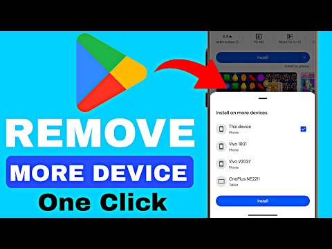 How to remove install on more devices Play Store available on more device multiple device play store