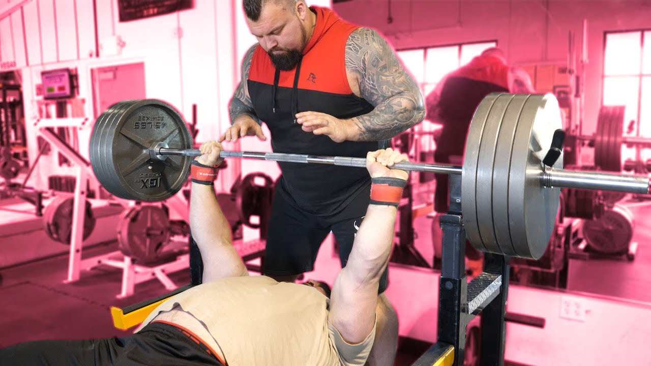 500lb Bench Press With Eddie Hall Youtube