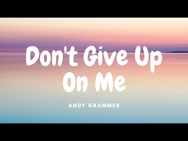 Andy Grammer - Don't Give Up On Me (Lyrics) class=