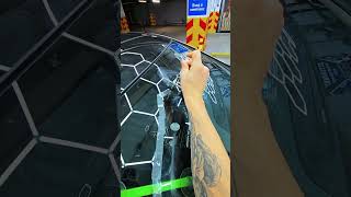 мойка М3. Остановка трещины #детейлинг #automobile #detailing #auto #car #ремонтсколов #авто #m3