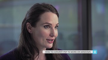 How to Convert PDF to Word on Windows