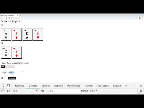 55 Modern JavaScript 60 001 Introduction to JavaScript BlackJack game