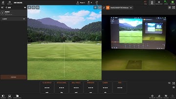 Trackman - Setup shot analysis with camera and tracer