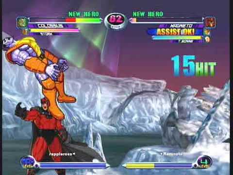 MvC2: Tag Infinite - Jin/Magneto (9 reps) by Romneto