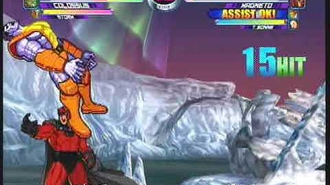 MvC2: Tag Infinite - Jin/Magneto (9 reps) by Romneto