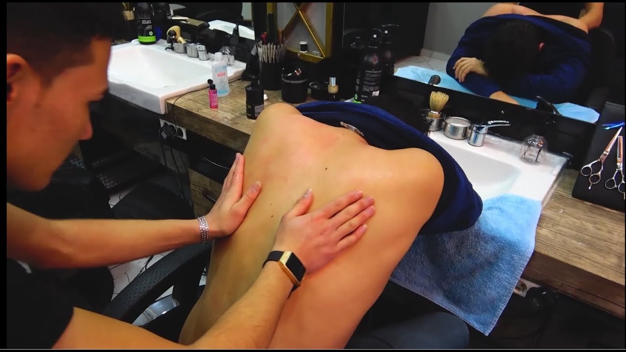 ASMR Barber Massage Therapy | Hand Massage | Head Massage | Face Massage | Back Massage