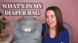 WHAT'S IN MY DIAPER BAG!| RUVALINO DIAPER BACKPACK