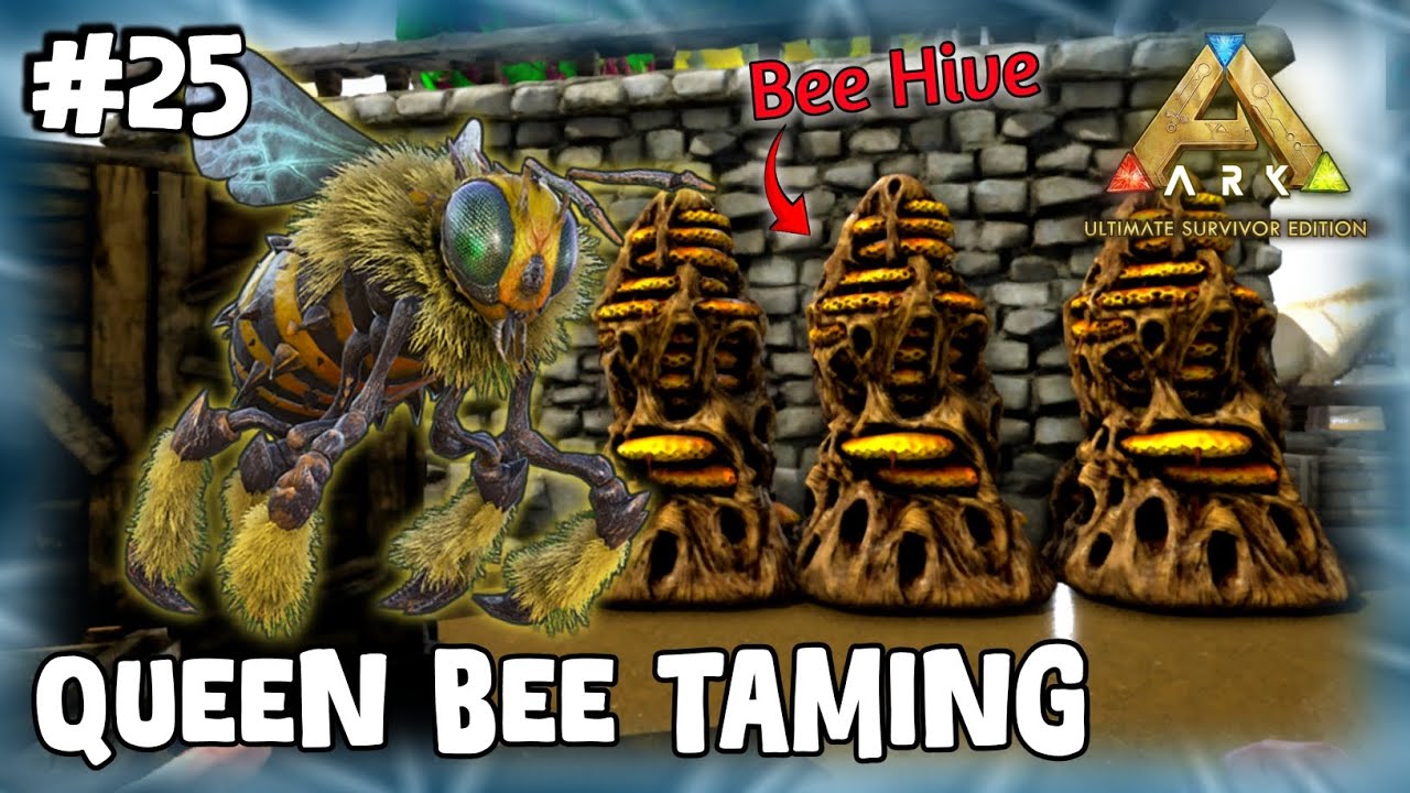 PERTAMA KALI TAMING GIANT QUEEN BEE TERNYATA SUSAH SUSAH GAMPANG | ARK ULTIMATE MOBILE GAMEPLAY
