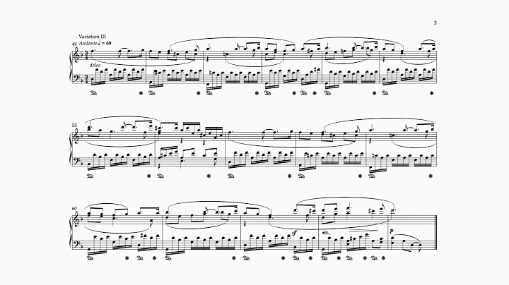 RUI LIN - 5 Variations for Handels Sarabande
