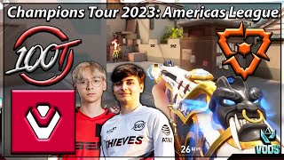 Epic Game! Sentinels  vs 100T All Maps | Valorant Champions Tour 2023: Americas League