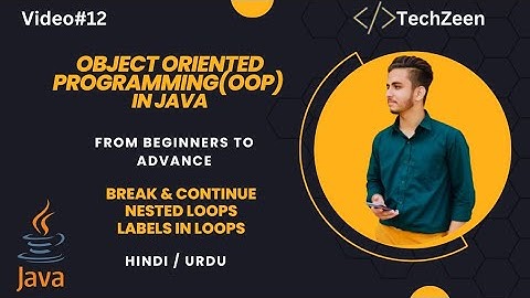 Java Tutorial: Java Break and Continue Statement Explained | Nested Loops & Labels in Hindi/Urdu