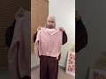 atasan kardigan rajut lengan panjang aprikot wanita korean style