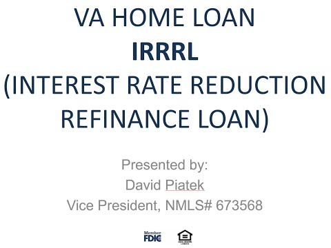 ब्याज दर में कमी पुनर्वित्त ऋण (IRRRL) - समझाया गया