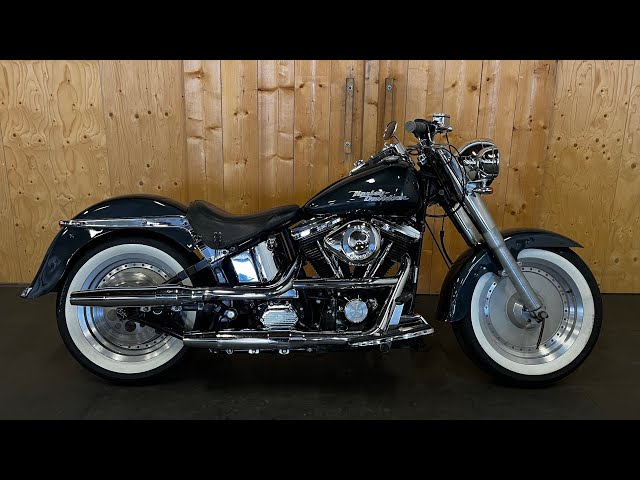 Harley-Davidson Fat Boy 1340 EVO 1994 - YouTube